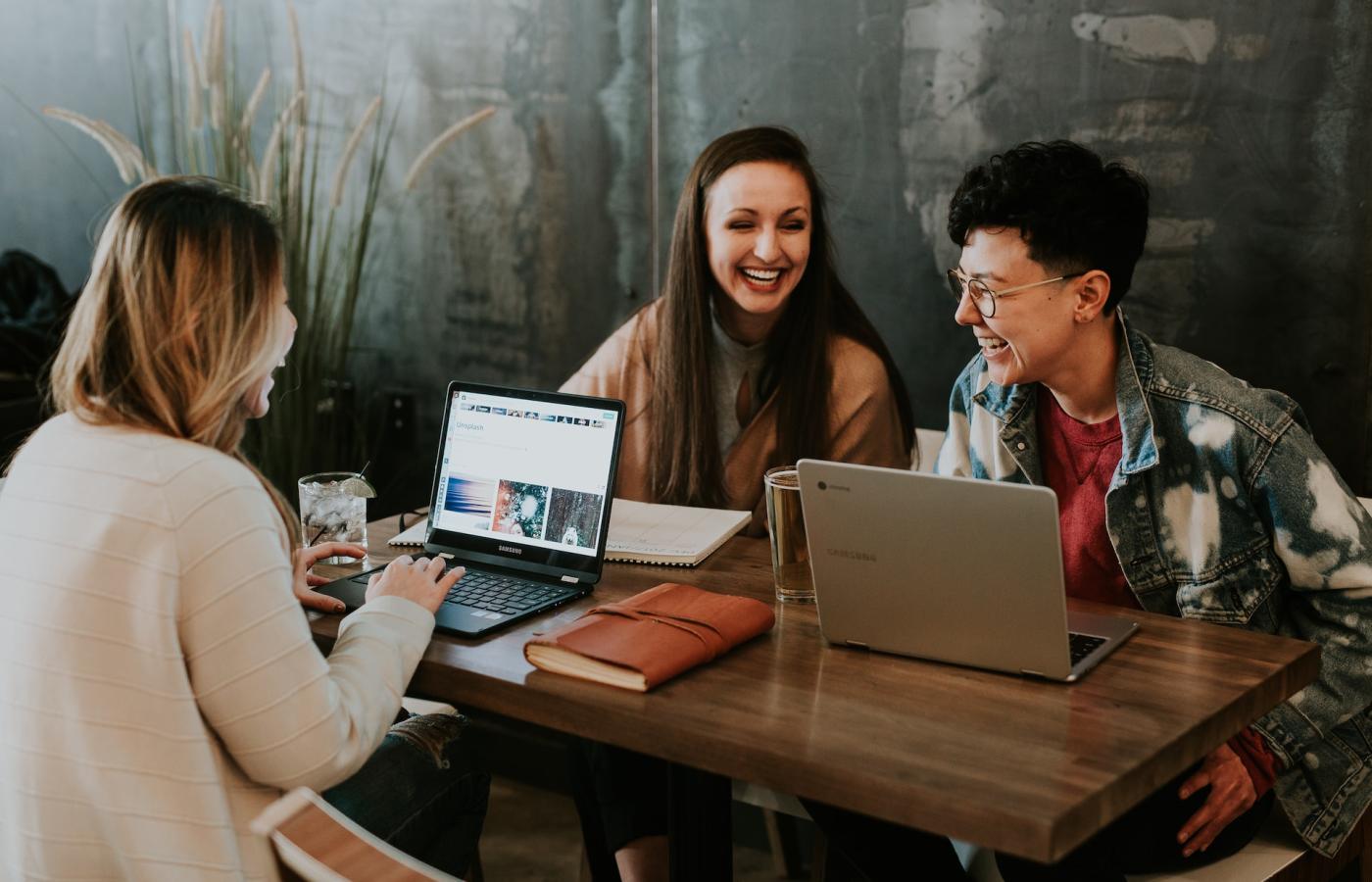 People sitting at a table