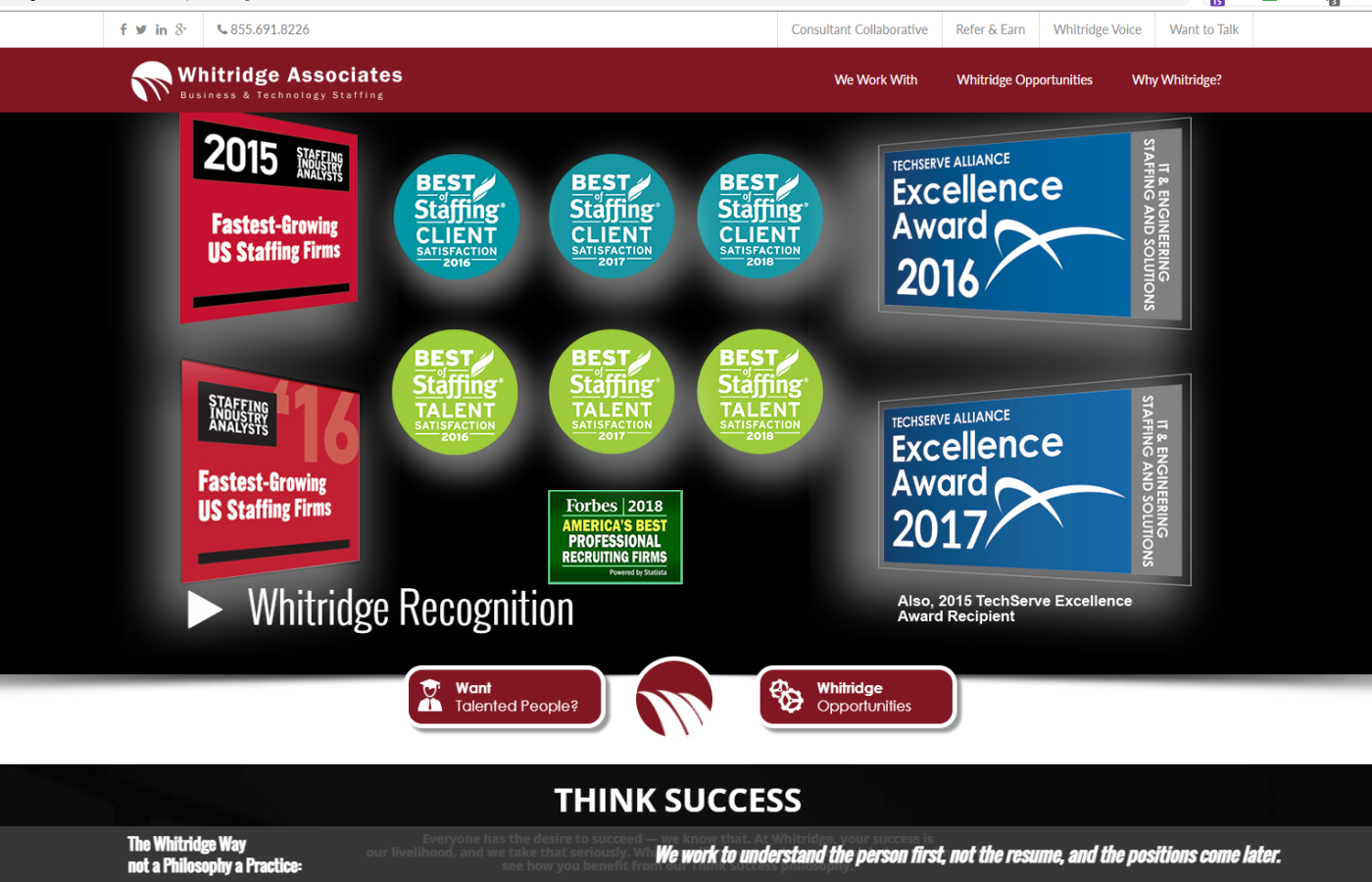 Whitridge homepage